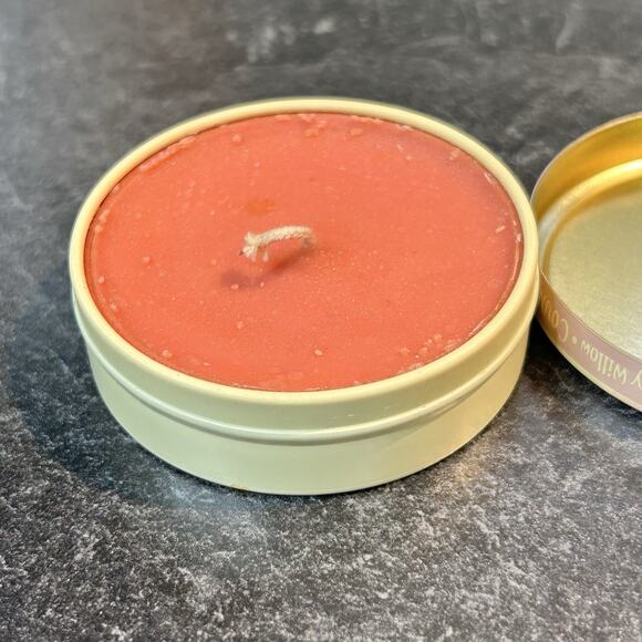 Vintage 1983 Rose Bay Willow Country Diary Collection Single Wick Tin Candle - Picture 6 of 6